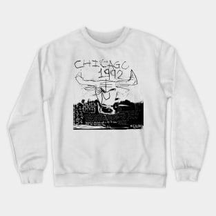 The Shrug Doodle Black Crewneck Sweatshirt